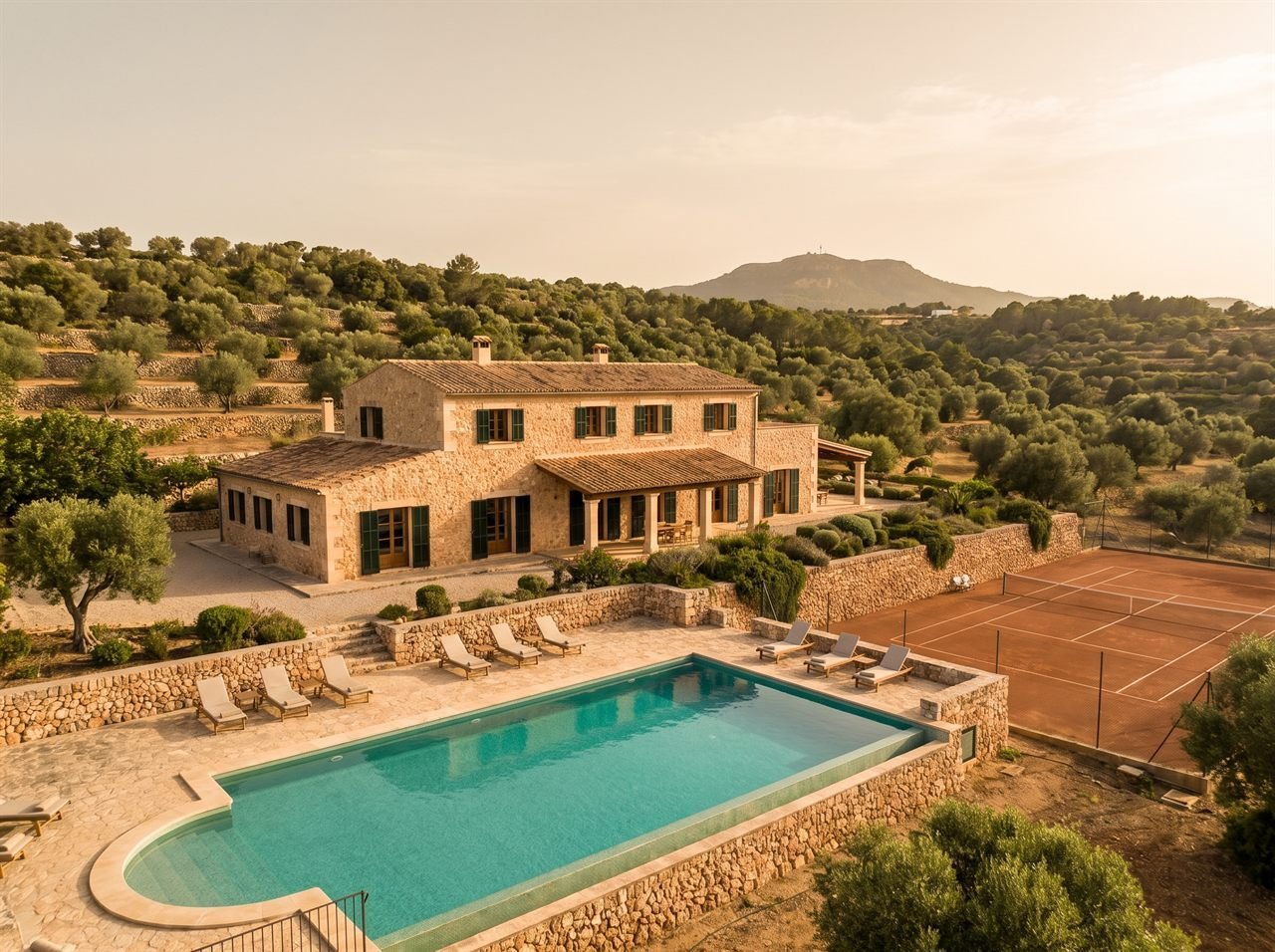 Finca Llueta, Es Mercadal · al pie del Toro